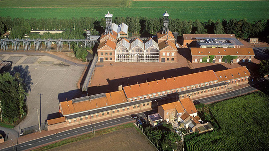 Vue aérienne Centre Historique Minier