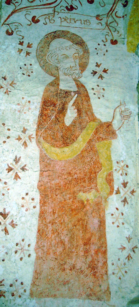 peinture mural saint pierre saint paterne de montrond
