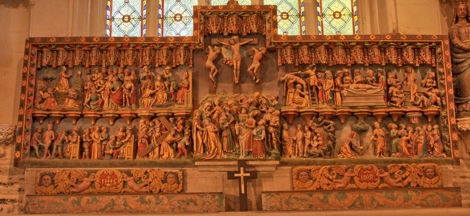 retable chapelle notre dame de la houssaye pontivy