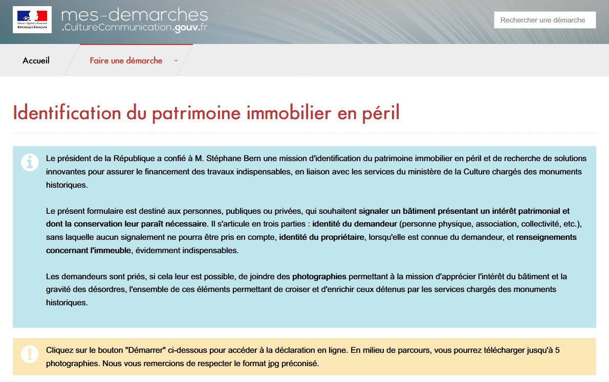 Identification du patrimoine immobilier en péril : mode d’emploi