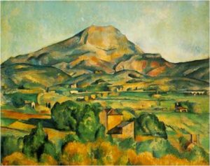 Montagne Sainte-Victoire par Cézanne projet éolien en Provence