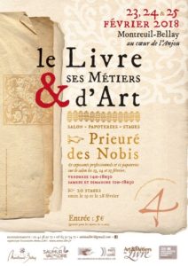 Affiche salon du livre Montreuil Bellay