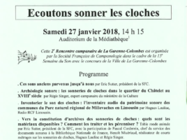 programme écoutons sonner les cloches