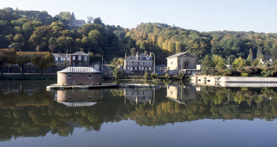 Vue actuelle de la Machine de Marly